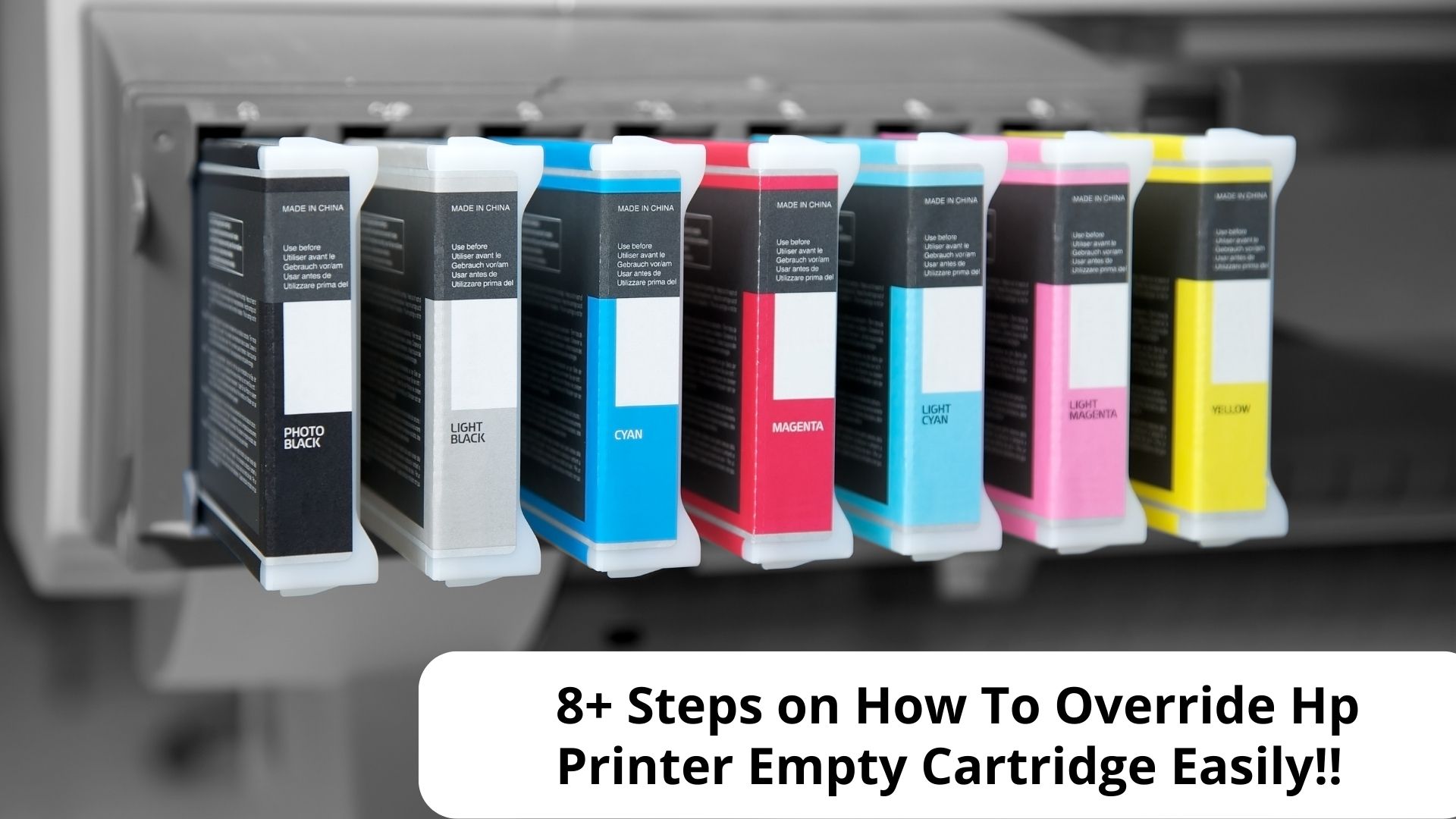 8+ Steps on How To Override HP Printer Empty Cartridge Easily!!