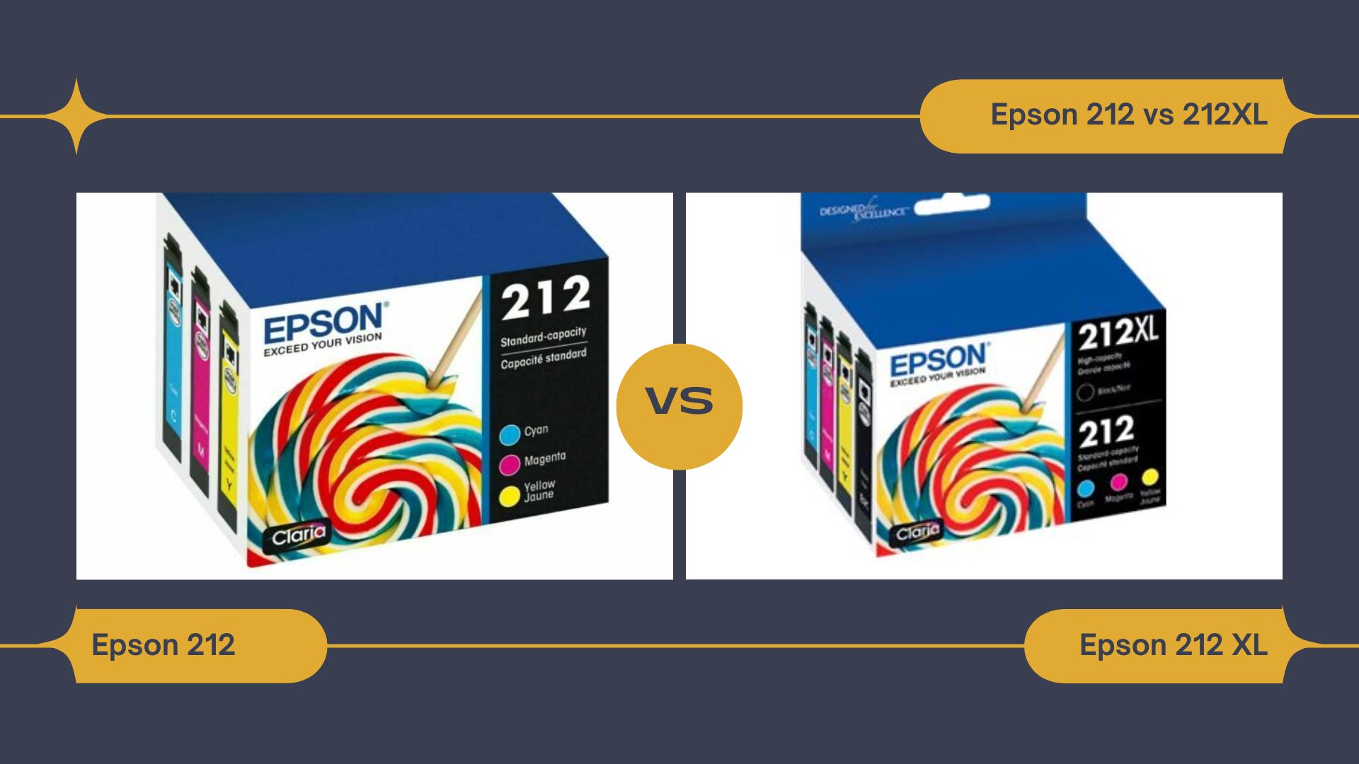 Epson 212 vs 212XL 