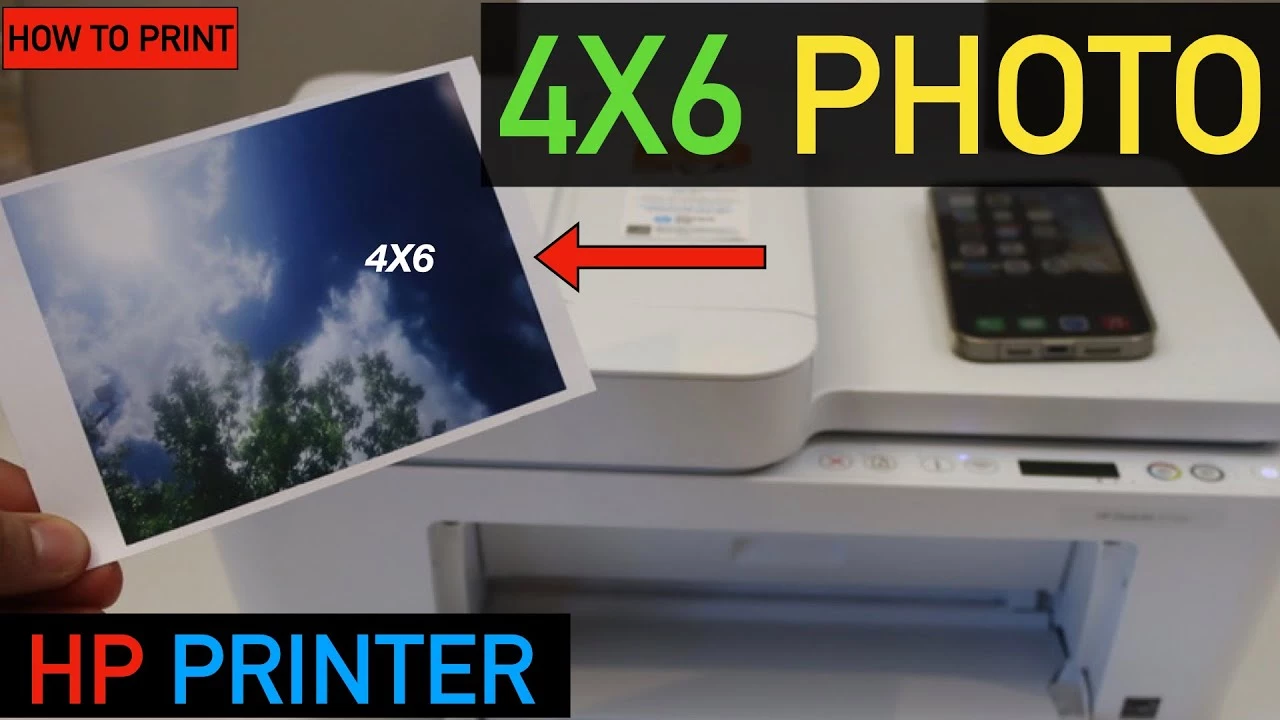 How to Print 4x6 Photos on HP Printer from iPhone