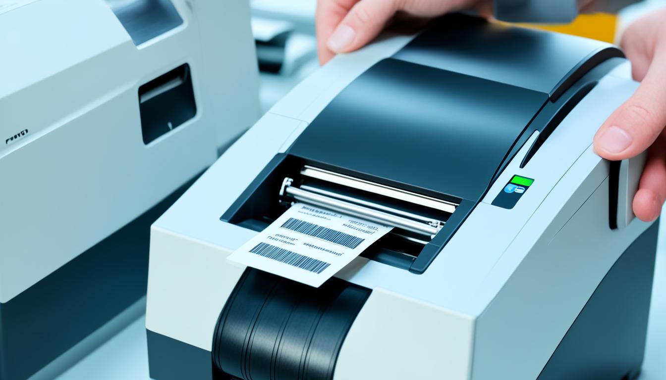 how do thermal label printers work