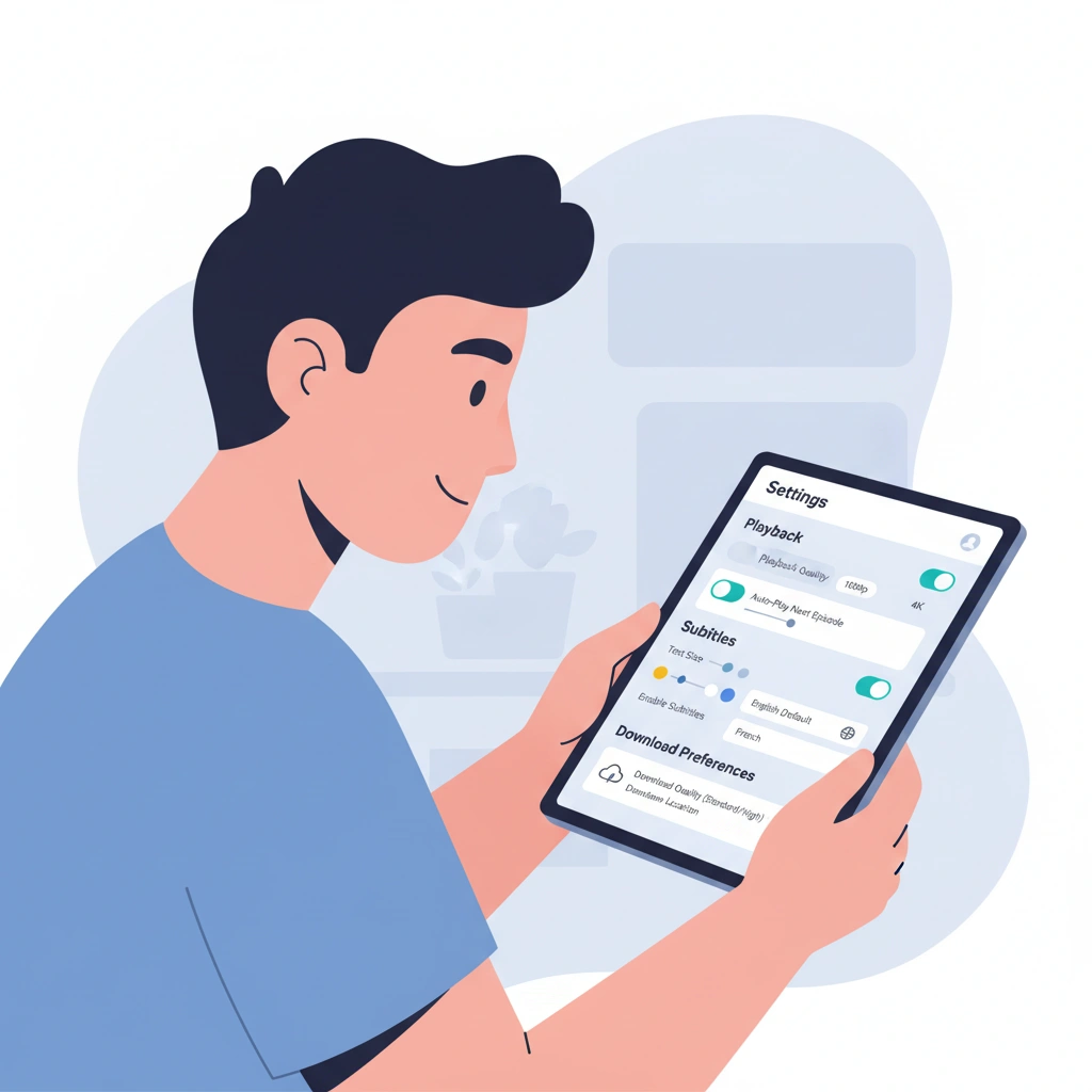 Streaming App Settings