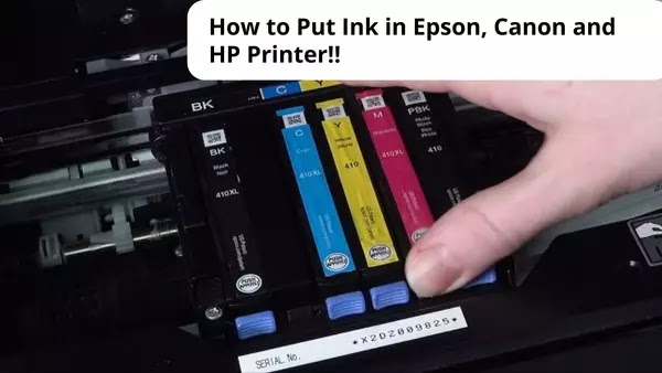 How to Put Ink in Epson, Canon and HP Printer!!