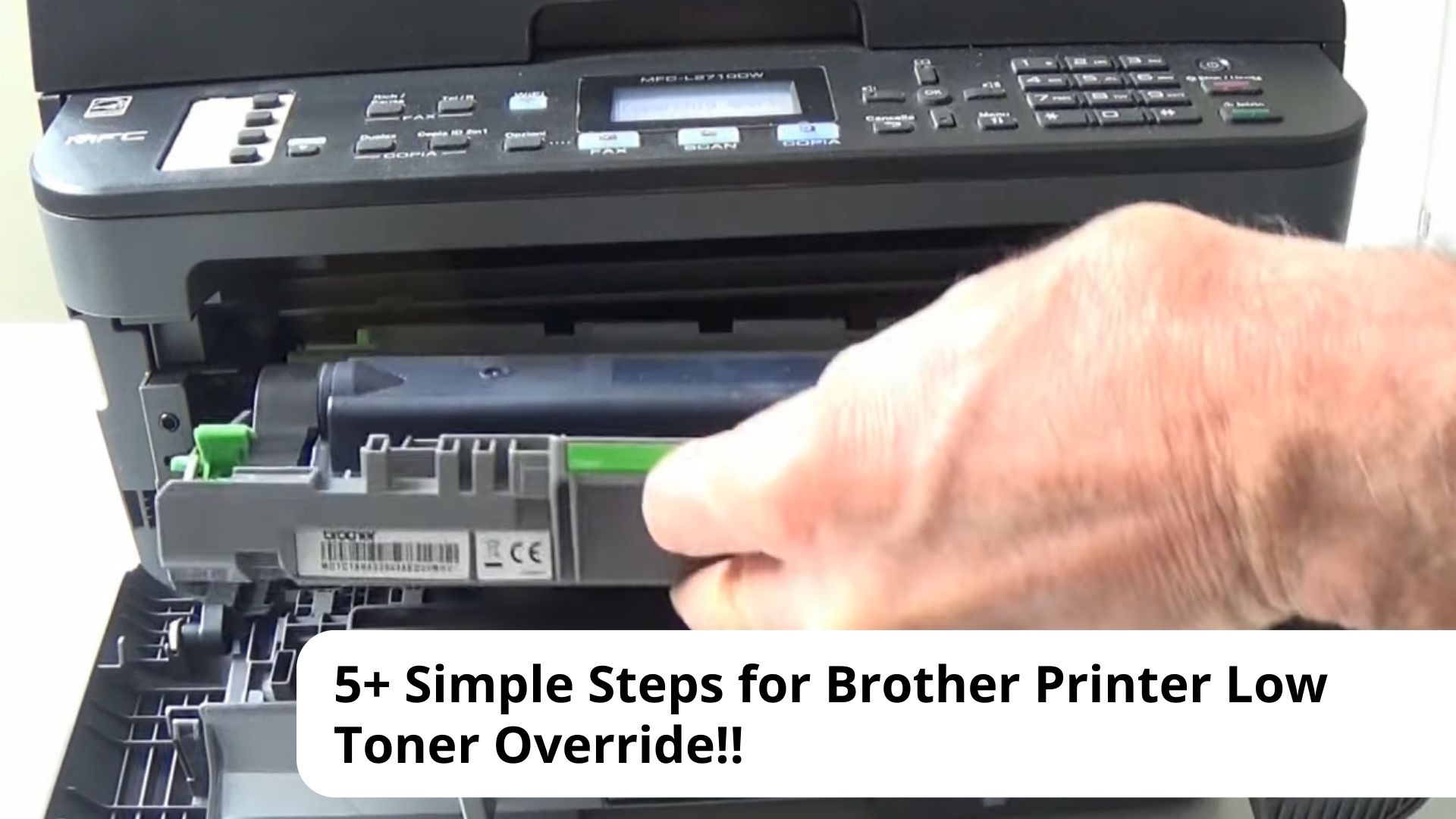 5+ Simple Steps for Brother Printer Low Toner Override!!