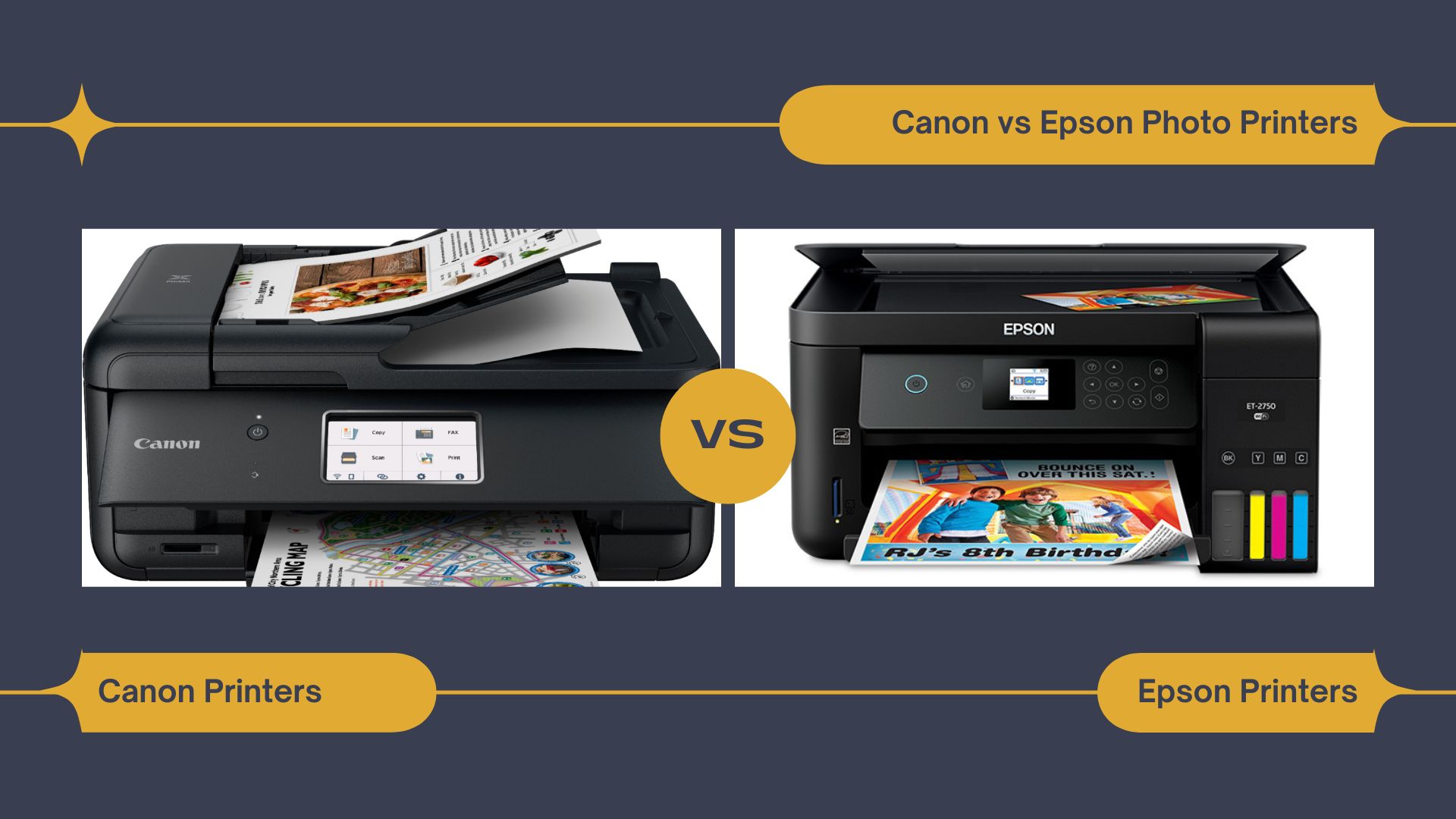 Canon vs Epson Photo Printers