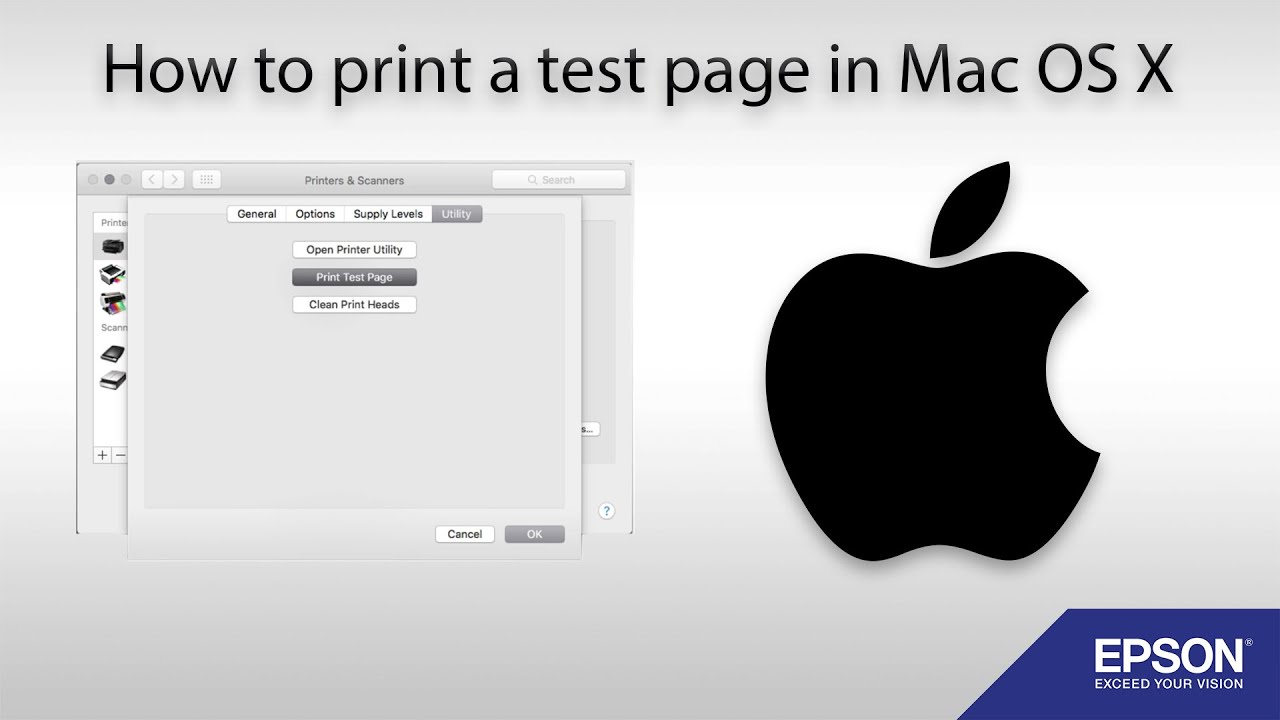 How to Print Test Page on Mac Devices