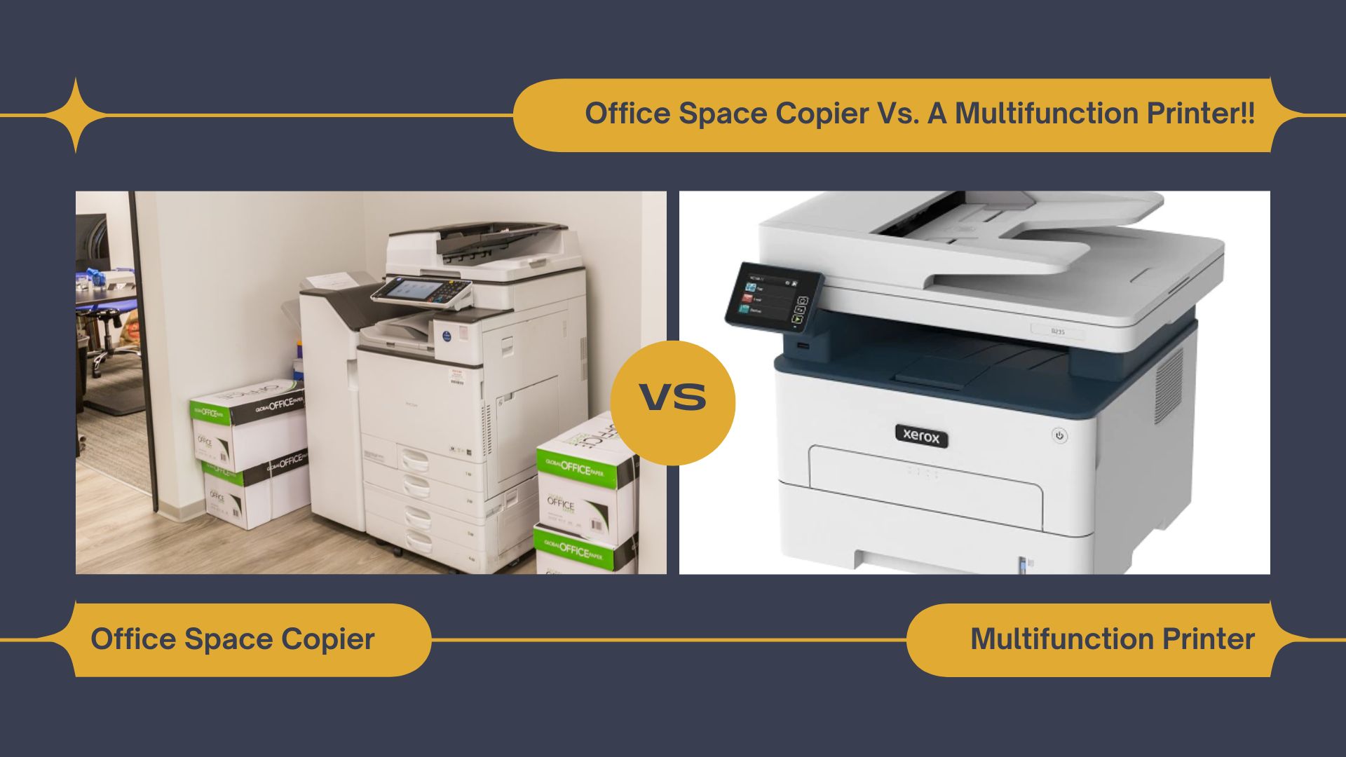Office Space Copier Vs. A Multifunction Printer