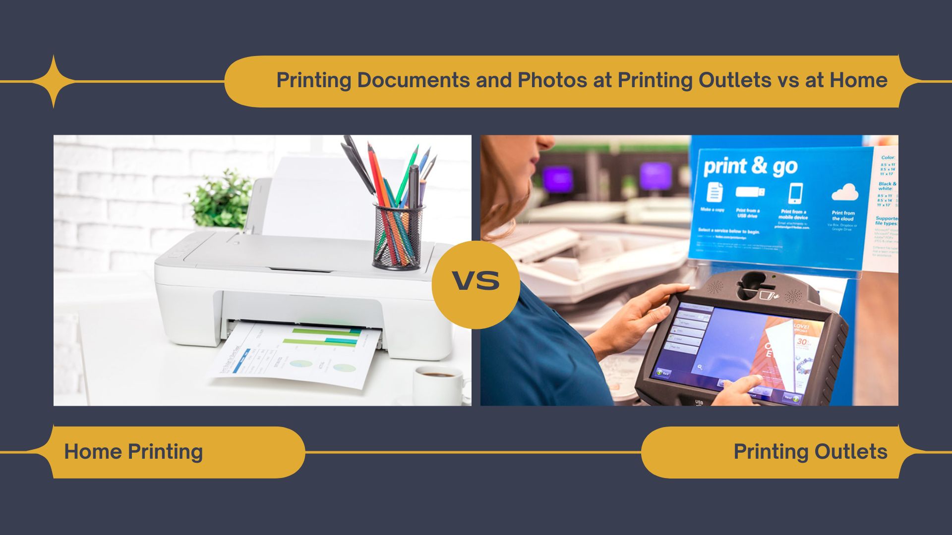 Printing Documents and Photos at Printing Outlets vs at Home