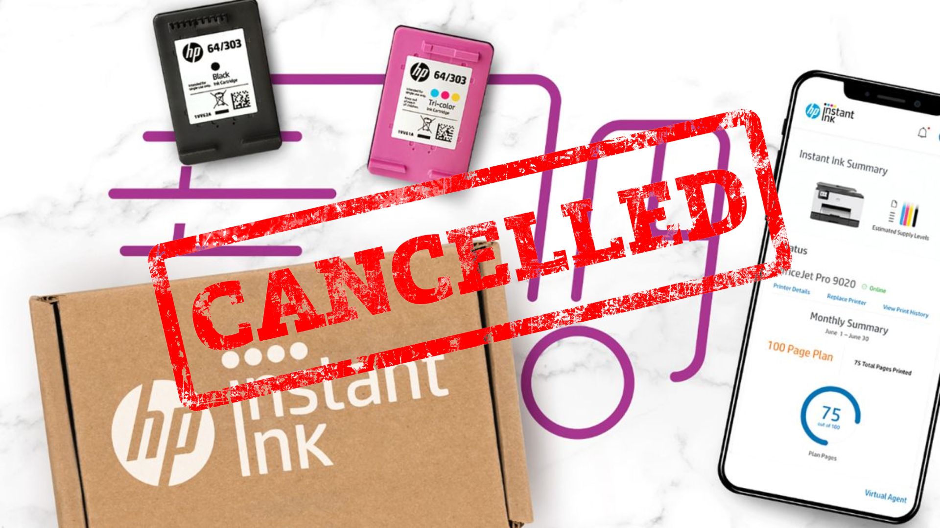 Cancel HP Instant Ink Subscription Service