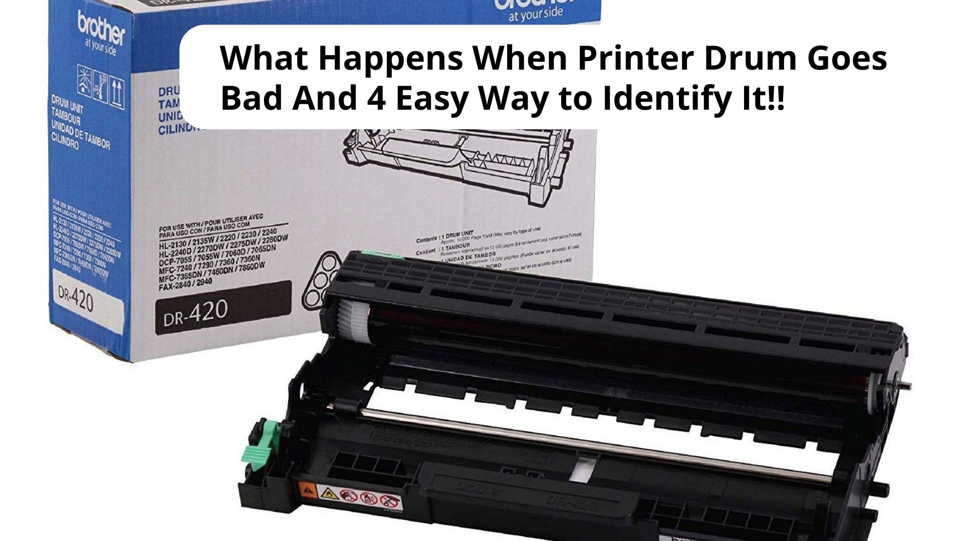 What Happens When Printer Drum Goes Bad