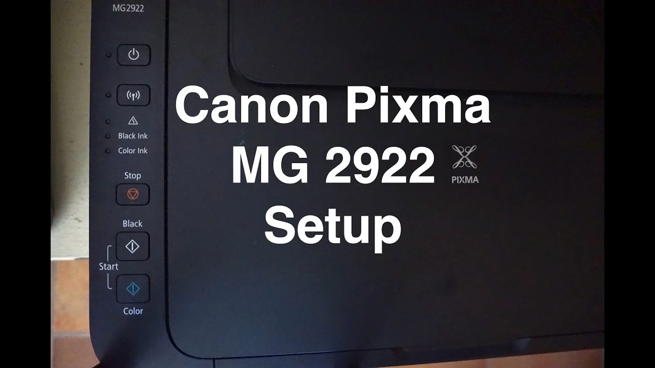 Connect Canon MG2922 Printer to Computer