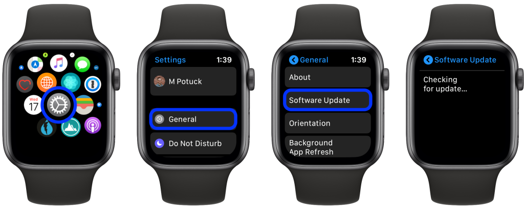 Update the Apple Watch Software