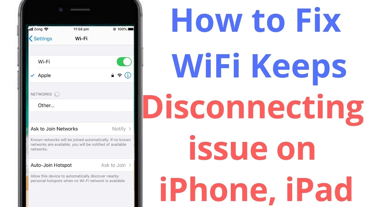 iPhone Keeps Disconnecting from Wi-Fi
