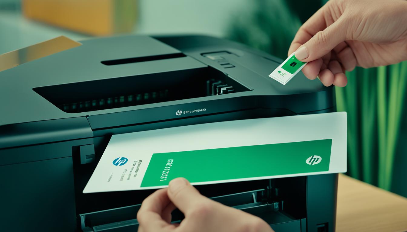 how do i get my hp printer to recognize a refilled cartridge?