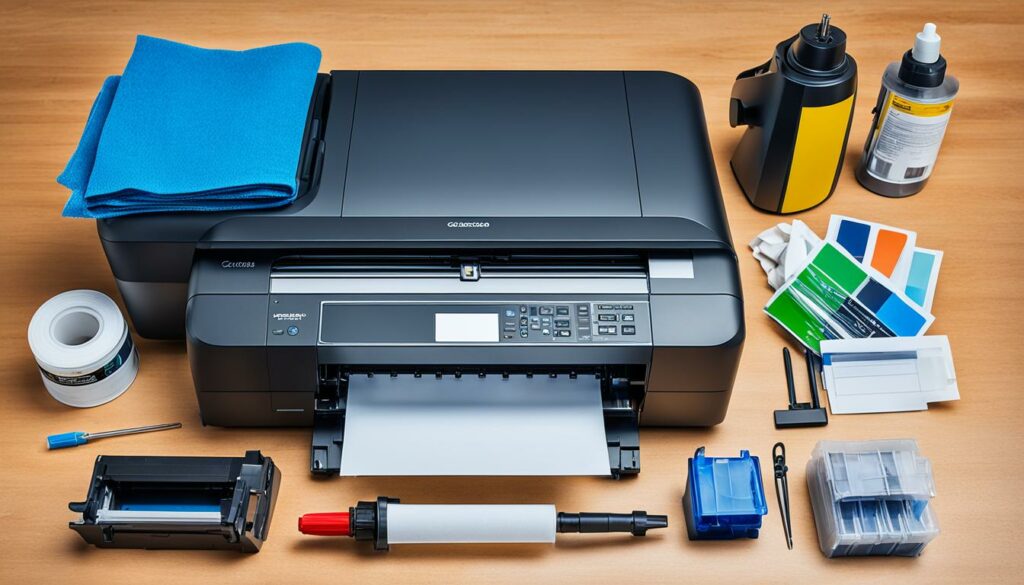 maintenance and troubleshooting of generic text printers