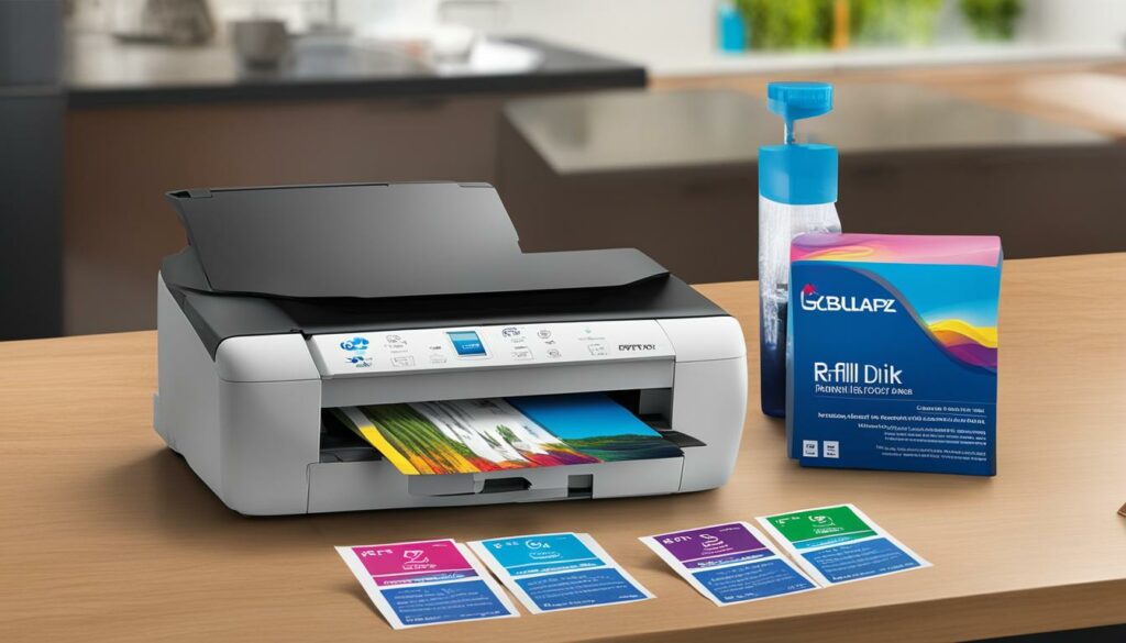 printer ink refill kits benefits infographic