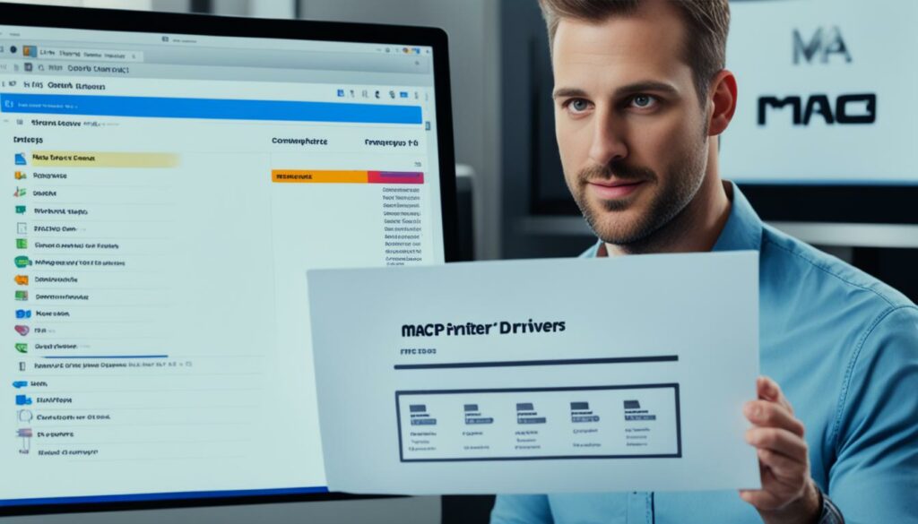 Finding printer drivers on Mac