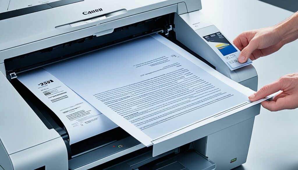 Scanning Process on a Canon Printer