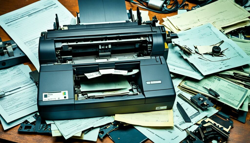 old printer costly repairs