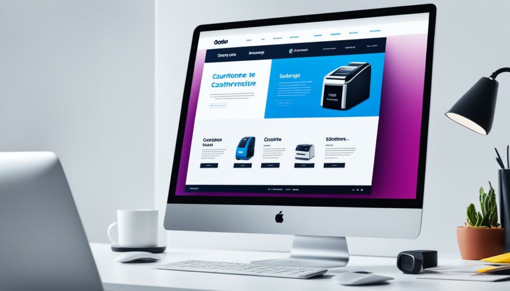 printer manufacturer's website