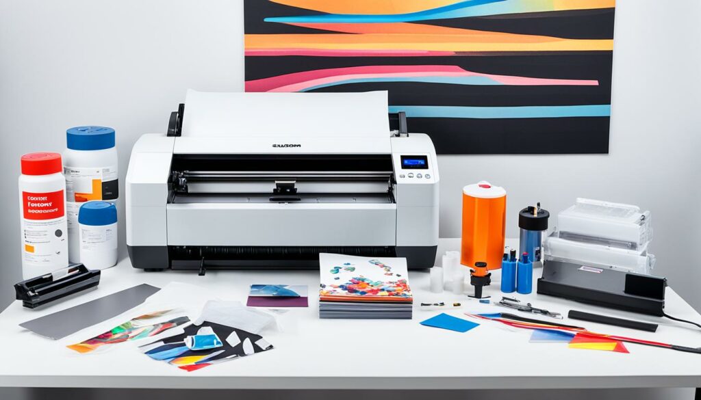 Sublimation Printer and Heat Press