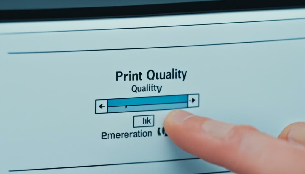 adjust printer settings to prevent ink smearing