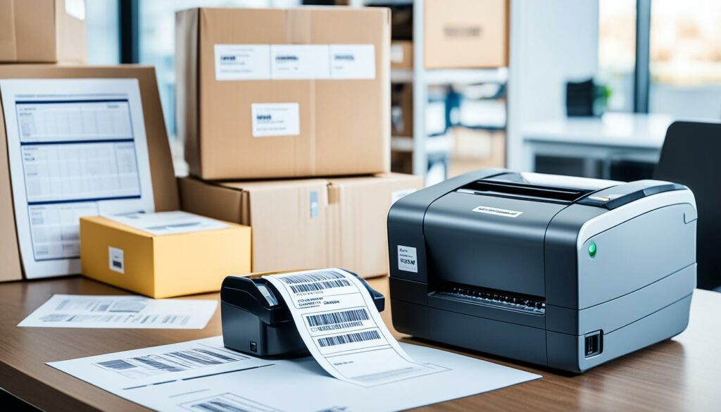 benefits of shipping label printer