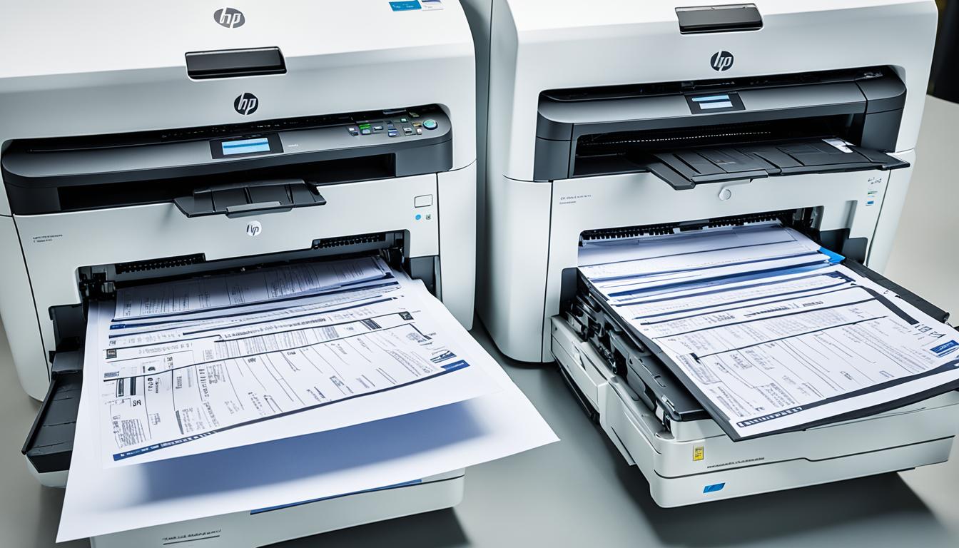 what is the difference between hp printer fdw and fdn?
