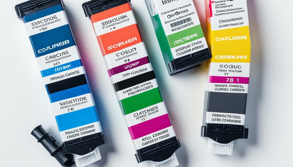 ink or toner cartridges