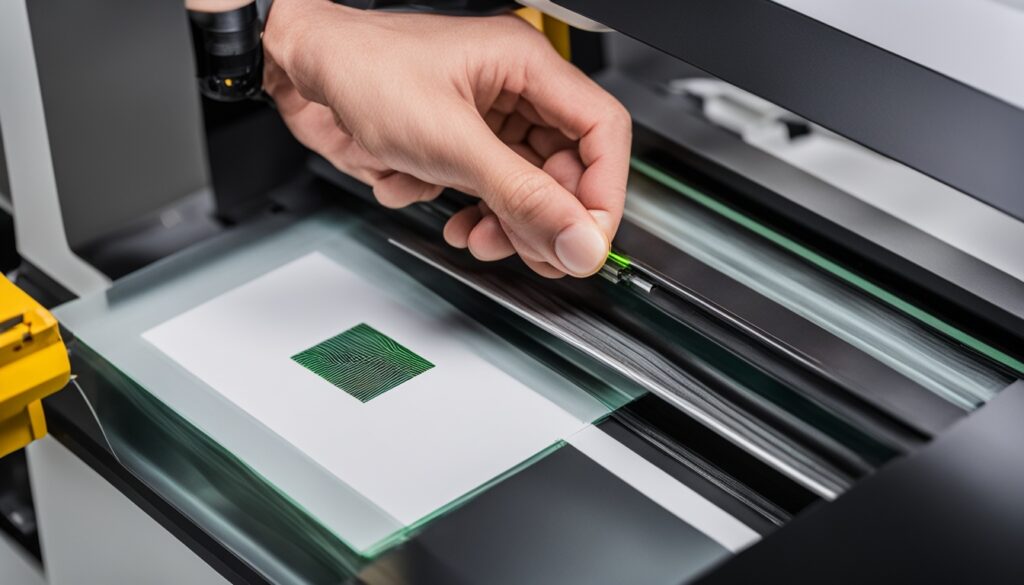 laser printer and transfer paper
