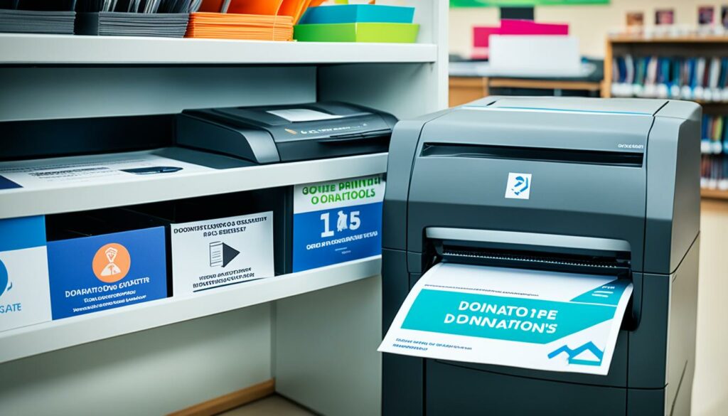 printer donation options