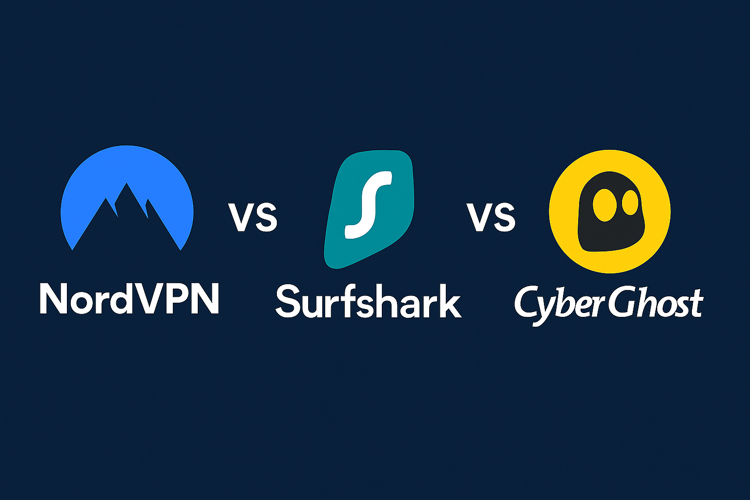 NordVPN vs Surfshark VPN comparison interfaces