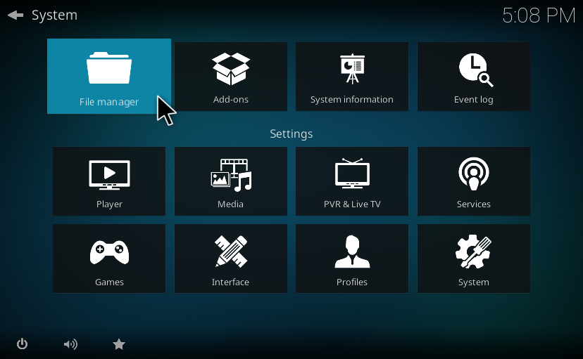 Kodi Settings File Manager
